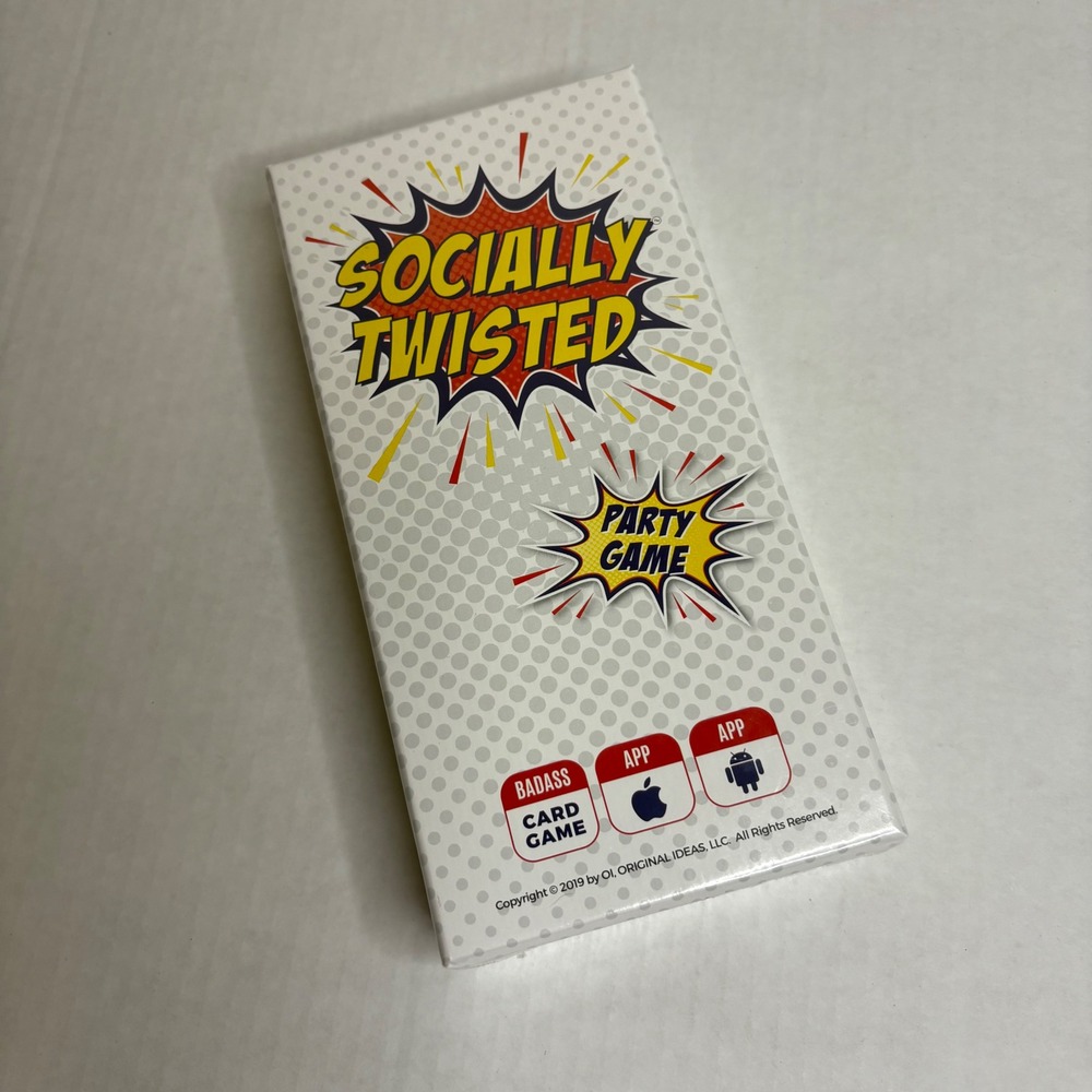 Socially Twisted Adult Party Game Card Game New in‎ Box